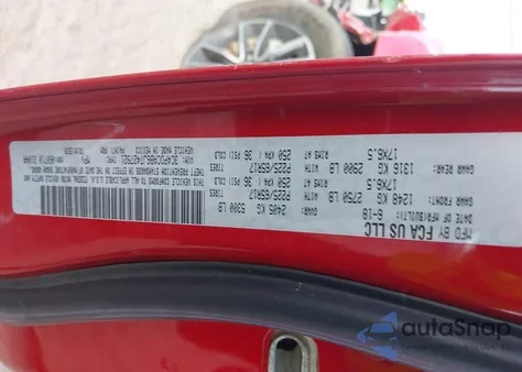 2018 Dodge Journey Se из США, поврежденный, VIN 3C4PDCAB6JT427921